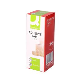 Cinta Adhesiva Q-Connect Transparente 33 Mt X 12 mm 12 unidades