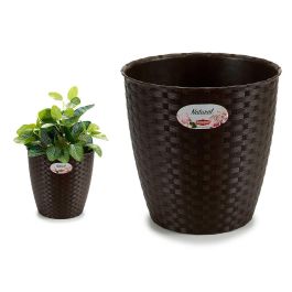 Maceta Natural Inter Exter 24Diam Chocolate Stefanplast 24X22CM (6 Unidades) Precio: 24.50000014. SKU: B1HMTT6NYP