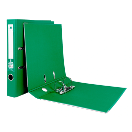 Liderpapel Archivador de palanca A4 Documenta forrado PVC con Rado lomo 52mm verde