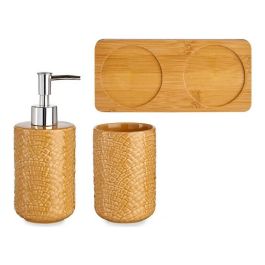 Set de Baño Cerámica Camel 2 Piezas con Bandeja - Berilo 9x18.5x20 cm (6 Unidades) Set de Baño Cerámica Camel 2 Piezas con Bandeja - Berilo 9x18.5x20 cm (6 Unidades)