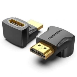 Vention AINB0-2 Adaptador HDMI 4K@60Hz 270º Macho a Hembra Chapado en Oro Negro para TV Monitor Proyector - Pack 2 Unidades Precio: 4.68999993. SKU: B125R5ESKN