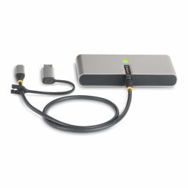 Cable USB Startech 5G2A1SGBB-USB-C-HUB Gris Cable USB Startech 5G2A1SGBB-USB-C-HUB Gris