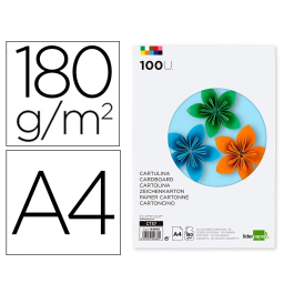Liderpapel Cartulina A4 180g/m2 25 Colores Surtidos Paquete 100 Hojas Precio: 14.49999991. SKU: B165CA4T5C