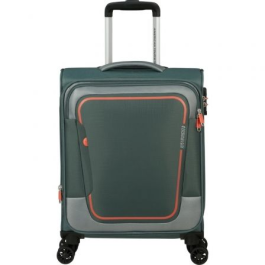 Maleta de Cabina American Tourister Pulsonic Spinner 55cm/ 55x40x23cm/ 4 Ruedas/ Verde Bosque Oscuro Precio: 111.94999981. SKU: B1GYGNL7C7