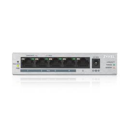 Zyxel GS1005HP Switch No Administrado Gigabit Ethernet PoE Plata 5 Puertos