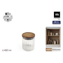 Inde Tarro Boro.Ottico T/Acacia Red 480 ml, Boro Silicato, Medidas 9.2 x 9.2 x 10.7 cm, La Mediterran (12 Unidades) Precio: 37.6915. SKU: B1JLE43DNM