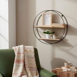 Estantería Max Home Hierro Madera MDF 40 x 40 x 10 cm (6 Unidades)