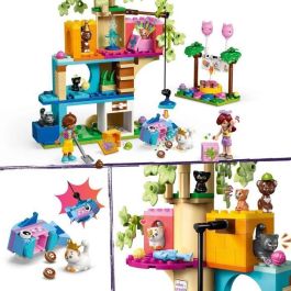 LEGO Friends Fiesta de Cumpleaños y Casa del Árbol Felina – Set de Construcción de Gatos para Niñas y Niños de 6+ Años