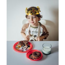 Licensing Cuenco Infantil Mickey Mouse CZ11376 de Plástico Alimentario Reciclable, Libre de BPA, 16.7cm