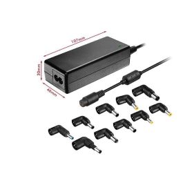 LEOTEC LENCSHOME10 Cargador Universal Portátil 70W 15-20V Negro para Notebook Corriente Alterna Interior