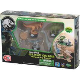 Epoch Juego de Equilibrio Jurassic World Island Quake Dinosaurios en Plataforma ¡El último en llegar gana!