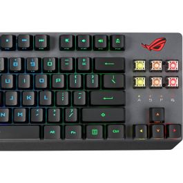 ASUS ROG STRIX SCOPE RX TKL DX Teclado Gaming Inalámbrico y Alámbrico AZERTY Francés Mecánico RGB Negro