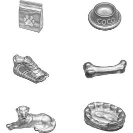 Winning Moves WIN5036905054669 Monopoly Dogs: Juego de Mesa Familiar, Edición Especial con Temática de Perros de Diferentes Razas