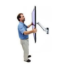 Ergotron Interactive TV Arm Soporte Pared TV 30"-55" hasta 18.2kg Aluminio
