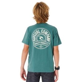 Camiseta de Manga Corta Infantil Rip Curl 021BTE-3136 Azul