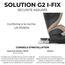 Cybex CYB4063846469949 Silla de coche Solution G2 i-Fix gris niebla