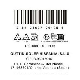 Cuchillo Multiusos Filo 11 cm BLACK - Quttin (36 Unidades) Cuchillo Multiusos Filo 11 cm BLACK - Quttin (36 Unidades)