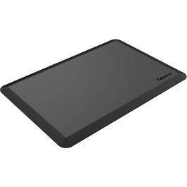 Fellowes 8707001 - Alfombrilla Antifatiga Everyday rectangular, negra, de poliuretano, antideslizante, 914,4 x 609,6 mm