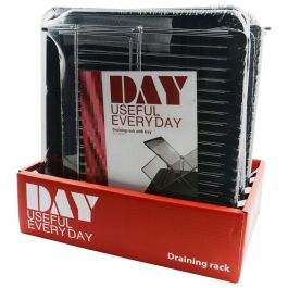 Day Escurreplatos Negro 32,5x43 cm; h.21,5 cm