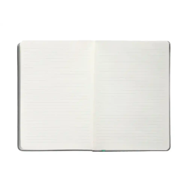 Antartik Cuaderno A4 Tapa Dura Hojas Rayadas Gris y Turquesa 100 Hojas 80gr FSC