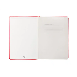 Antartik Cuaderno A4 Tapa Dura Rojo, Hojas Cuadriculadas, 100 Hojas 80gr FSC