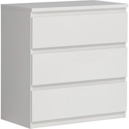 Cómoda CHELSEA 3 Cajones - Color blanco mate - An 77,2 x Pr 42 x Al 79,9 cm Precio: 115.94999966. SKU: S7173235