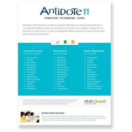 MYSOFT Antidote 11 - Corrector, diccionarios, guías - para francés o para inglés