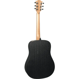 LAG Guitarra Acústica Folk Dreadnought Tramontane 70 - Tapa Maciza Abeto Engelmann, Cuerpo Sapelli, Acabado Satinado Burst, 6 Cuerdas