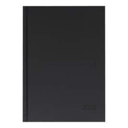 Oxford Agenda Anual Minimal Cosida A5 128 Hojas Negro 2026