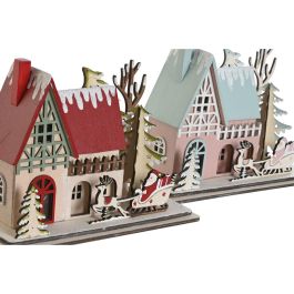 Adorno Navideño DKD Home Decor Rojo Rosa claro 23,5 x 11 x 20,5 cm (2 Unidades) Adorno Navideño DKD Home Decor Rojo Rosa claro 23,5 x 11 x 20,5 cm (2 Unidades)