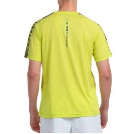 Camiseta de Manga Corta Hombre Bullpadel Badan Amarillo Pádel 42
