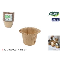Set de 40 moldes para horno de papel 7.5x5 cm Algon - Inde (24 Cajas) Precio: 42.50000007. SKU: B1886XAGJ3