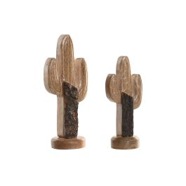 DKD Home Decor Decoracion Tropical Marron Mango 8 x 25 x 11 cm Set de 2 Precio: 23.50000048. SKU: B1794N3R9F