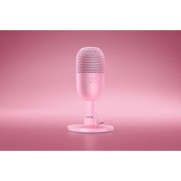 Razer Seiren V3 Mini Micrófono de Condensador USB Compacto para Streaming, Color Cuarzo
