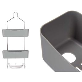 Estantería de Ducha 2 Pisos Gris Berilo 28x60x14 cm (6 Unidades) Estantería de Ducha 2 Pisos Gris Berilo 28x60x14 cm (6 Unidades)