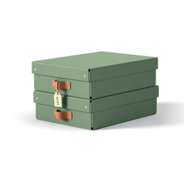 Leitz 61480050 Pack 2 Cajas de Almacenamiento de Cartón Verde Medianas Bajas A4, 8 L - 270x370x100mm Precio: 30.59000032. SKU: B16K5H6FTX