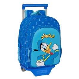 Mochila Escolar con Ruedas Donald Azul 26 x 34 x 11 cm Precio: 22.49999961. SKU: B16LPWQ8E3