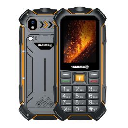 Hammer Telefono Movil Rugerizado Boost 2 LTE - Resistente IP68 y MIL-STD-810H, 4G LTE, Batería 3500 mAh, Dual SIM, Pantalla IPS 2.4 Precio: 103.99000029. SKU: B1CLTRDXQH