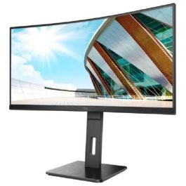 AOC CU34P2A Monitor Curvo 34" Quad HD (3440x1440) VA 1ms 100Hz USB HDMI DisplayPort Altavoces VESA Negro