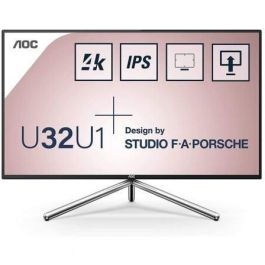 Monitor Profesional AOC U32U1 31.5"/ 4K/ Multimedia/ Negro