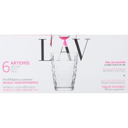 Lav Set 6 Vasos "New Artemis" 415 cc (8 Cajas)