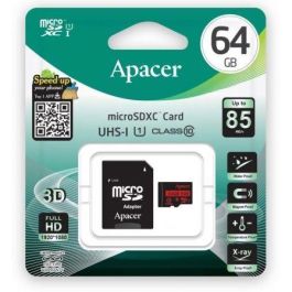 Tarjeta de Memoria SD Apacer AP64GMCSX10U5-R 64 GB