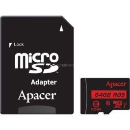 Tarjeta de Memoria SD Apacer AP64GMCSX10U5-R 64 GB Precio: 9.9499994. SKU: B177ZN789E