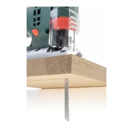 Wolfcraft Hoja de sierra de calar bimetal 130 mm, vástago en T, para metal, madera, plástico, 2 unidades Wolfcraft Hoja de sierra de calar bimetal 130 mm, vástago en T, para metal, madera, plástico, 2 unidades