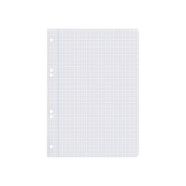 Recambio Liderpapel Cuarto 100 Hojas 60 gr-M2 Cuadro 4 mm Con Margen 6 Taladros