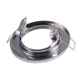 Aro Foco Downlight Circular "Sara" Acero 81mm - Cromado Aro Foco Downlight Circular "Sara" Acero 81mm - Cromado