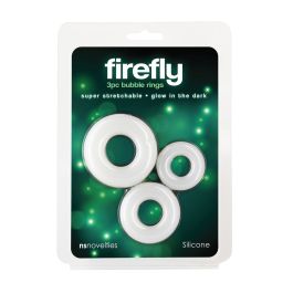 Anillo para el Pene NS Novelties Firefly Blanco