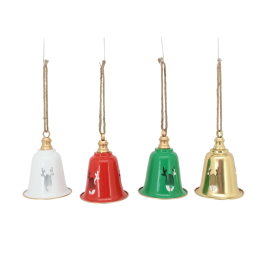 DKD Home Decor Adorno Colgante Navideño Tradicional de Metal Colores Surtidos 18.5x18.5x24 cm (4 Unidades) Precio: 33.88999944. SKU: B1ASCDLV83