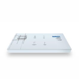 Daewoo Soporte de TV fijo para 37 a 80 pulgadas con inclinacion de 8 grados, capacidad 45 kg