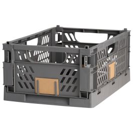 Day Caja Plegable 50X33 Dark Grey Almacenaje Apilable 27.6L Carga 45kg Precio: 14.49999991. SKU: B128KL3TLY